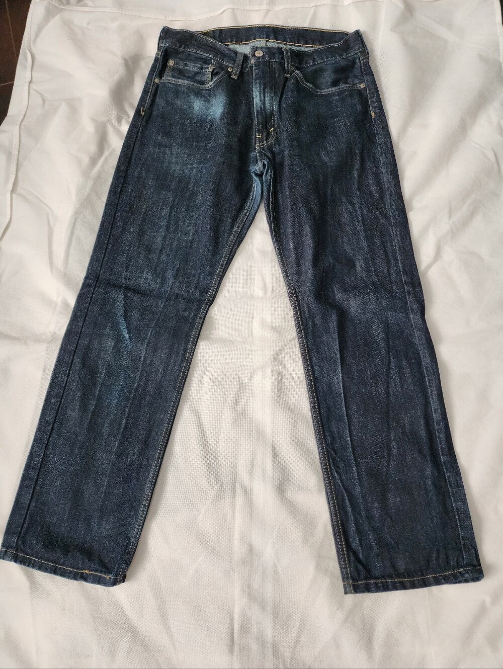 Levi's 559 Dark Blue Straight-Leg Jeans Size 34